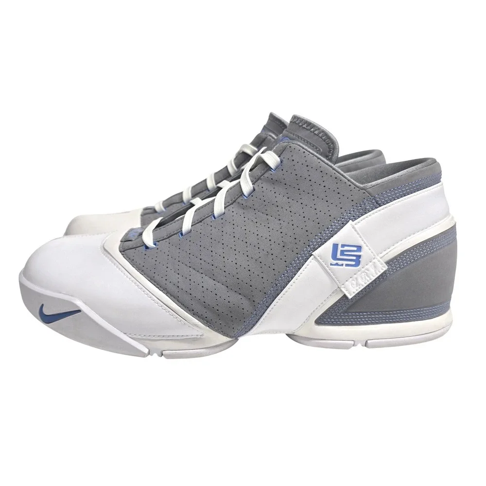 Nike LeBron 5 Zoom Low Basketball Shoes Stealth University Blue Men's 14 White